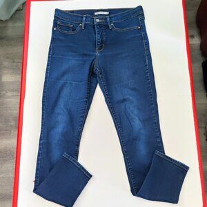 Levi's 311 shaping skinny women's size 29 dark wash blue stretch